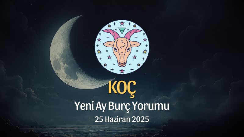 Koç Burcu: Yeni Ay Yorumu, 25 Haziran 2025