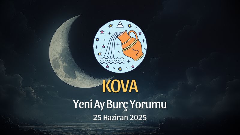 Kova Burcu: Yeni Ay Yorumu, 25 Haziran 2025