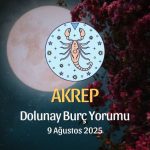 Akrep Burcu: Dolunay Yorumu - 9 Ağustos 2025