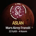 Aslan Burcu: Mars Akrep Transiti Yorumu - 22 Eylül 2025