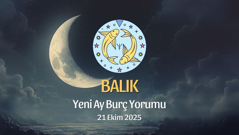Balık Burcu: Yeni Ay Yorumu - 21 Ekim 2025