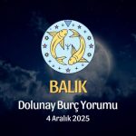 Balık Burcu: Dolunay Yorumu 4 Aralık 2025