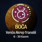 Boğa Burcu: Venüs Akrep Transiti Burç Yorumu - 6 Kasım 2025