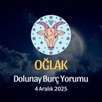Oğlak Burcu: Dolunay Yorumu 4 Aralık 2025