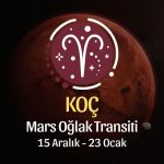 Koç Burcu: Mars Oğlak Transiti Yorumu - 15 Aralık 2025