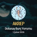 Akrep Burcu: Dolunay Yorumu 1 Şubat 2026