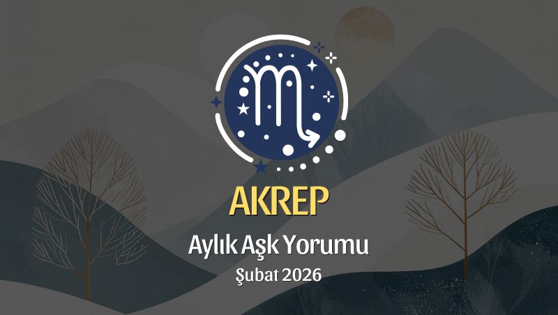 Akrep Burcu: Şubat 2026 Aylık Aşk Yorumları