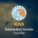Kova Burcu: Dolunay Yorumu - 3 Ocak 2026