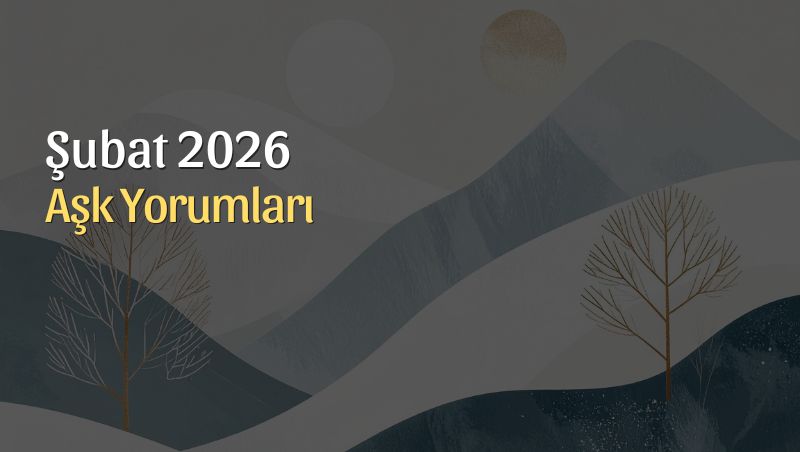Şubat 2026 Aşk Yorumları: Sezgisel Bağlar, Romantik Dalgalar, Sessiz Dönüşler