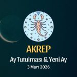 Akrep Burcu: Ay Tutulması ve Yeni Ay Yorumu - 3 Mart 2026
