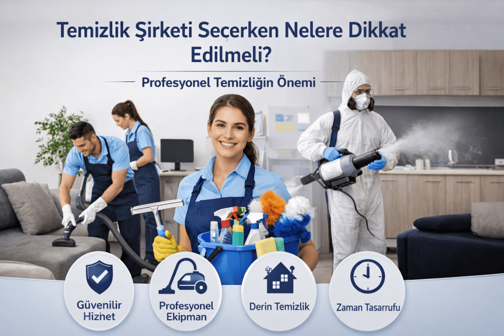 Temizlik Şirketi Seçerken Nelere Dikkat Edilmeli? Profesyonel Temizliğin Önemi
