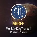 Akrep Burcu: Merkür Koç Transiti Burç Yorumları - 15 Nisan 2026