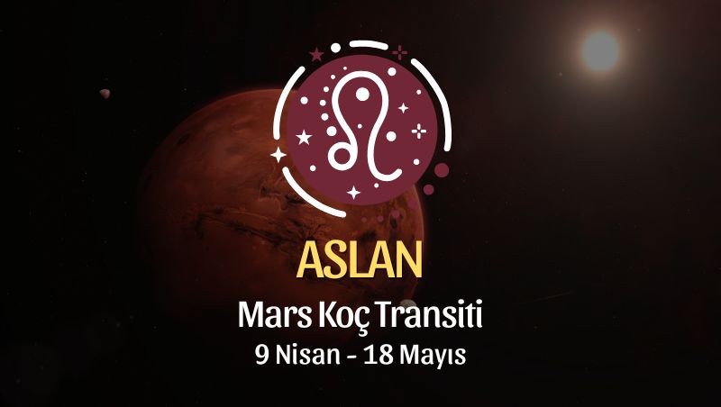 Aslan Burcu: Mars Koç Transiti Yorumu, 9 Nisan - 18 Mayıs