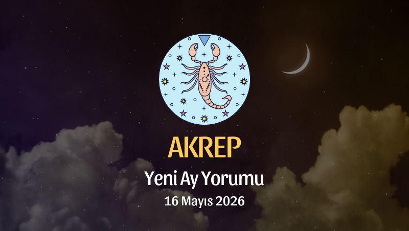 Akrep Burcu: Yeni Ay Yorumu,16 Mayıs 2026
