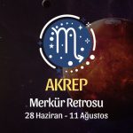 Akrep Burcu: Merkür Retrosu Burç Yorumları - 28 Haziran 2026