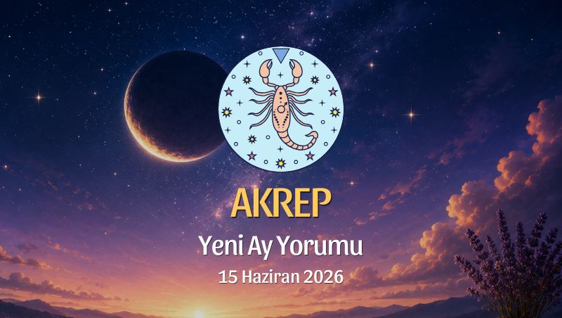 Akrep Burcu: Yeni Ay Yorumu - 15 Haziran 2026
