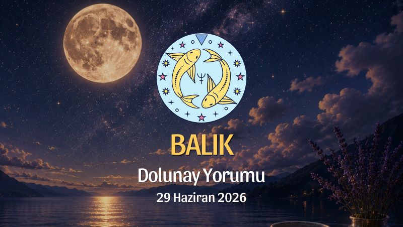 Balık Burcu: Dolunay Yorumu - 26 Haziran 2026