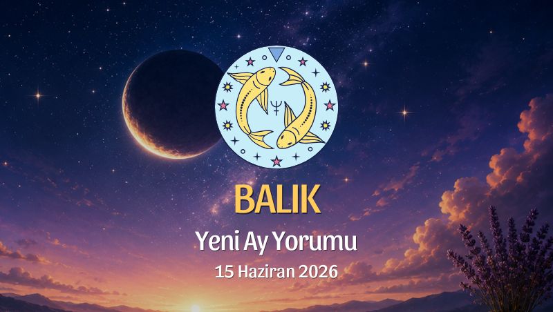Balık Burcu: Yeni Ay Yorumu - 15 Haziran 2026