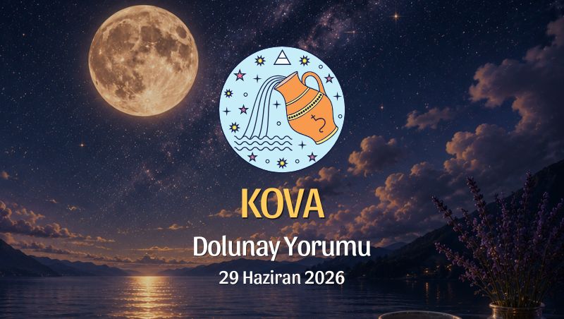 Kova Burcu: Dolunay Yorumu - 26 Haziran 2026