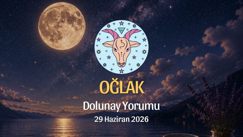 Oğlak Burcu: Dolunay Yorumu - 26 Haziran 2026