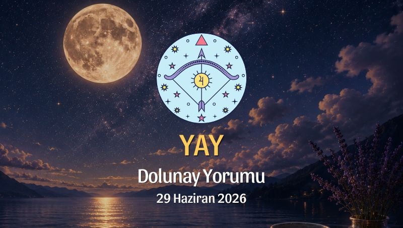 Yay Burcu: Dolunay Yorumu - 26 Haziran 2026