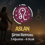 Aslan Burcu: Şiron Retrosu Burç Yorumu, 3 Ağustos - 6 Ocak