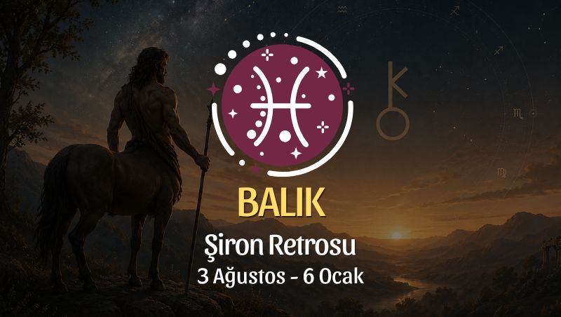 Balık Burcu: Şiron Retrosu Burç Yorumu, 3 Ağustos - 6 Ocak
