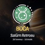 Boğa Burcu: Satürn Retrosu Yorumu, 26 Temmuz - 10 Aralık