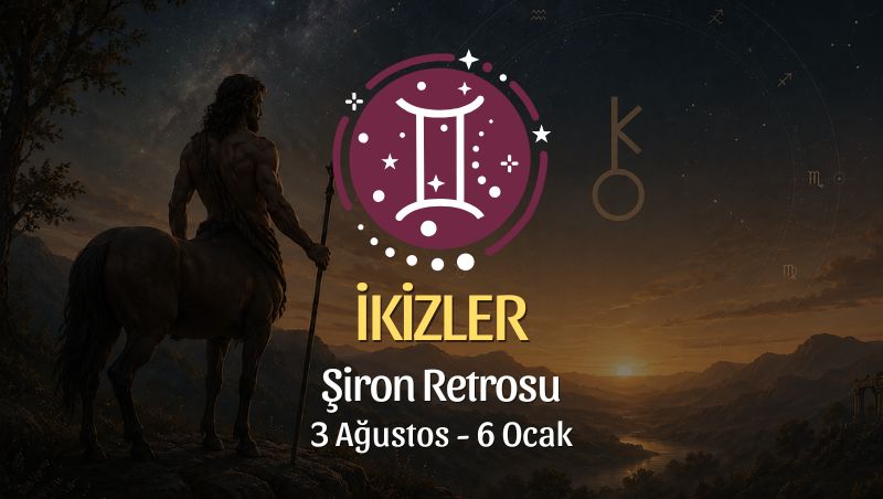 İkizler Burcu: Şiron Retrosu Burç Yorumu, 3 Ağustos - 6 Ocak