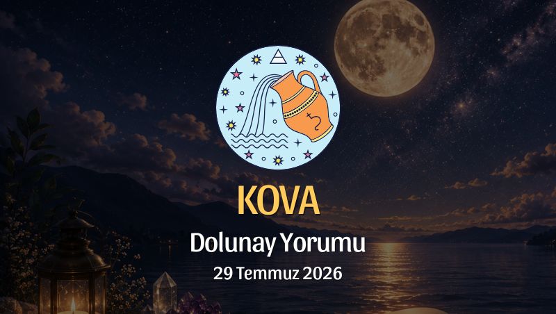 Kova Burcu: Dolunay Yorumu, 29 Temmuz 2026