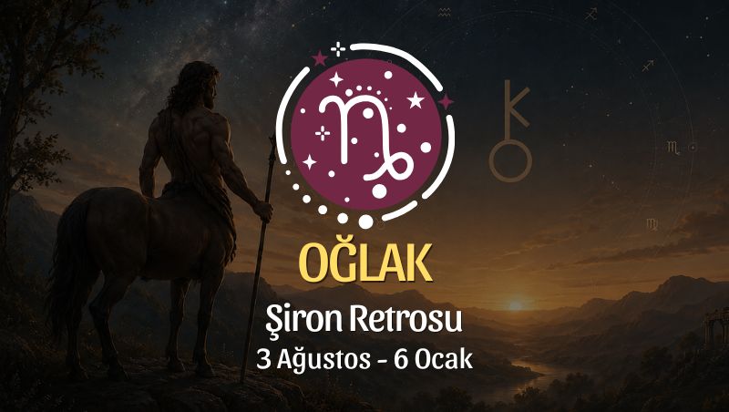 Oğlak Burcu: Şiron Retrosu Burç Yorumu, 3 Ağustos - 6 Ocak
