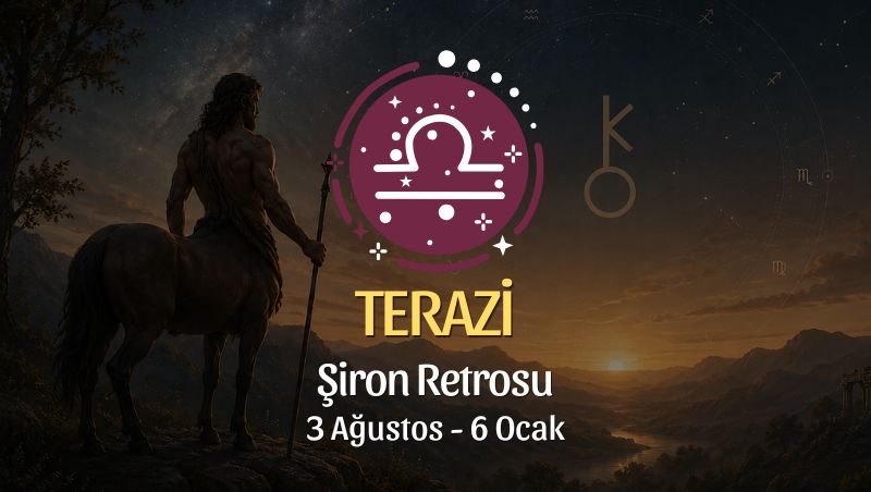 Terazi Burcu: Şiron Retrosu Burç Yorumu, 3 Ağustos - 6 Ocak
