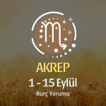 Akrep Burcu: 1 - 15 Eylül Burç Yorumu