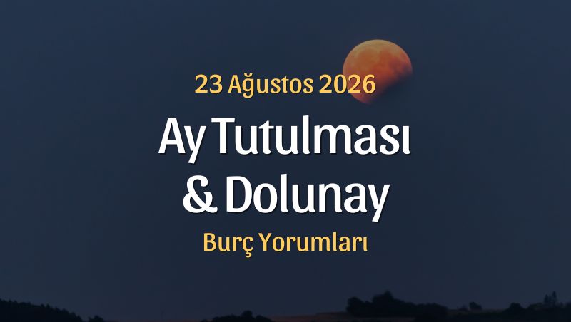 Balık Burcunda Ay Tutulması ve Dolunay: Kaderin Perdesi Aralanıyor