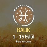 Balık Burcu: 1 - 15 Eylül Burç Yorumu