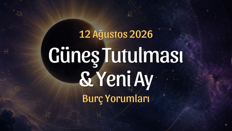 Güneş Tutulması ve Yeni Ay Burç Yorumları – 12 Ağustos 2026