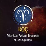 Koç Burcu: Merkür Aslan Transiti Yorumu, 9 - 25 Ağustos 2026