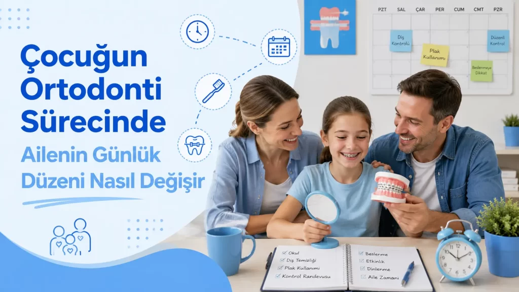 Çocuğun Ortodonti Sürecinde Ailenin Günlük Düzeni Nasıl Değişir