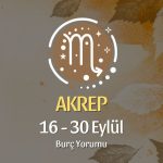 Akrep Burcu: 16 - 30 Eylül Burç Yorumu
