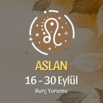 Aslan Burcu: 16 - 30 Eylül Burç Yorumu