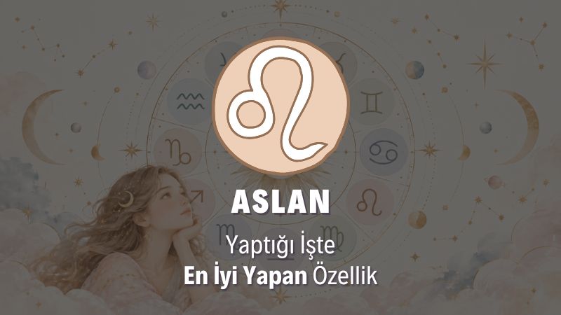 Aslan Burcunu Yaptığı İşte En İyi Yapan Özellik