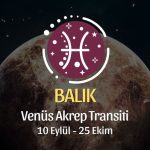 Balık Burcu: Venüs Akrep Transiti Yorumu - 10 Eylül 2026
