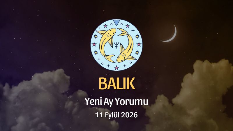 Balık Burcu: Yeni Ay Yorumu - 11 Eylül 2026