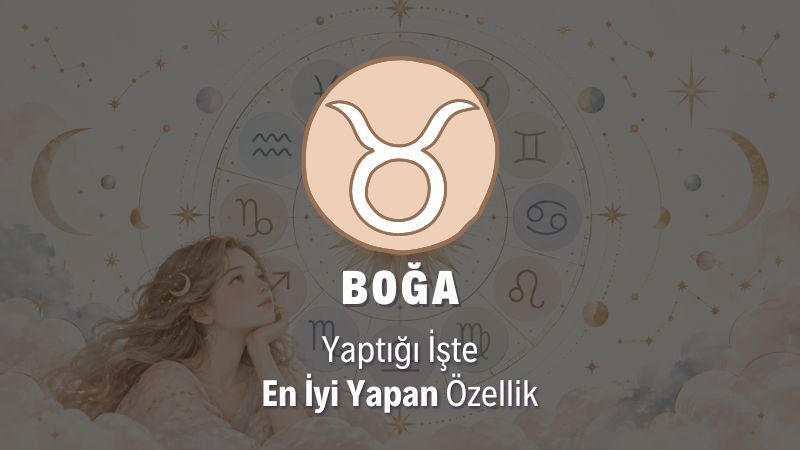 Boğa Burcunu Yaptığı İşte En İyi Yapan Özellik