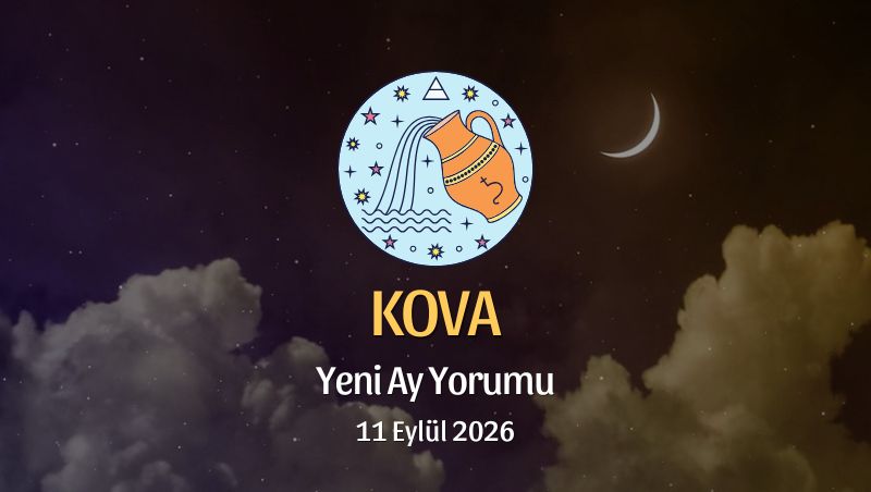 Kova Burcu: Yeni Ay Yorumu - 11 Eylül 2026