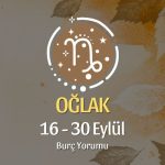 Oğlak Burcu: 16 - 30 Eylül Burç Yorumu