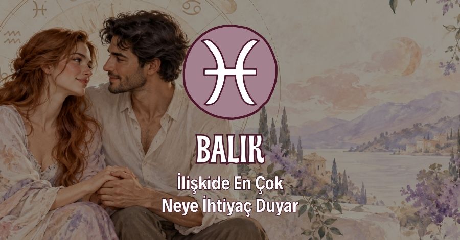Balık Burcunun İlişkide En Çok İhtiyaç Duyduğu Şey