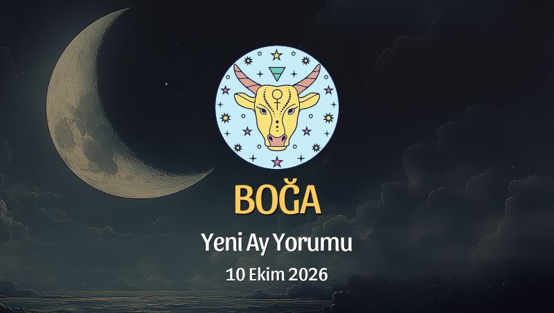 Boğa Burcu: Yeni Ay Yorumu 10 Ekim 2026