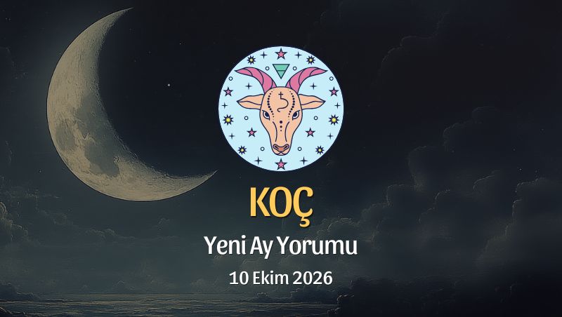 Koç Burcu: Yeni Ay Yorumu 10 Ekim 2026