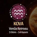 Kova Burcu: Venüs Retrosu Burç Yorumu - 3 Ekim 2026